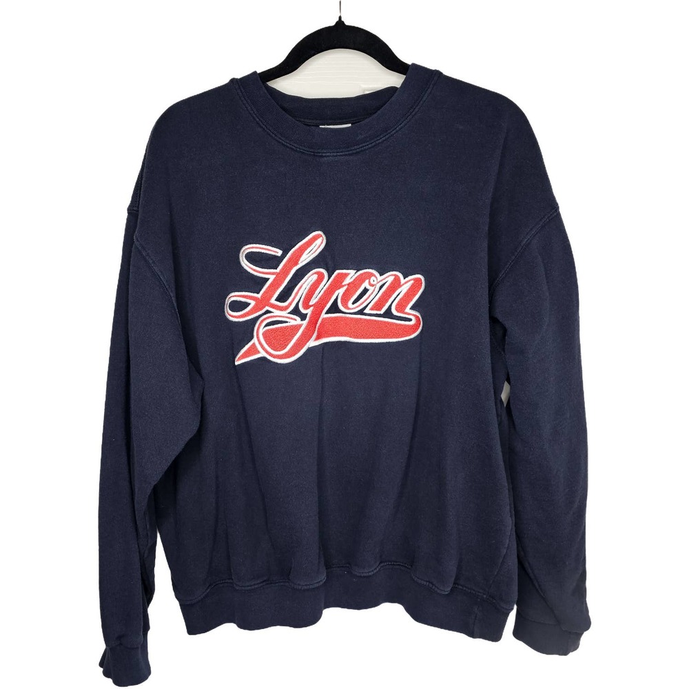Lyon France Vintage Embroidered Sweatshirt Unisex Sweatshirt Medium/Large